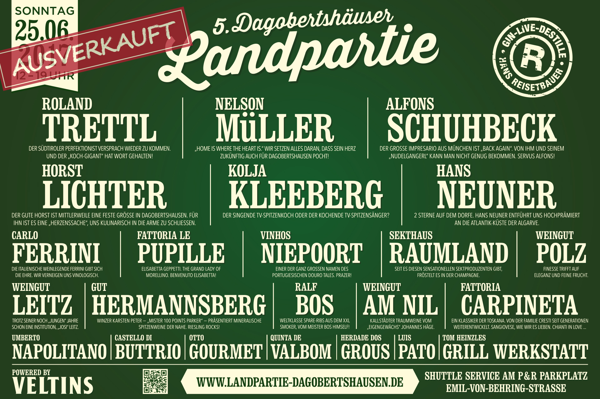 Das Plakat der 5. Dagobertshäuser Landpartie 