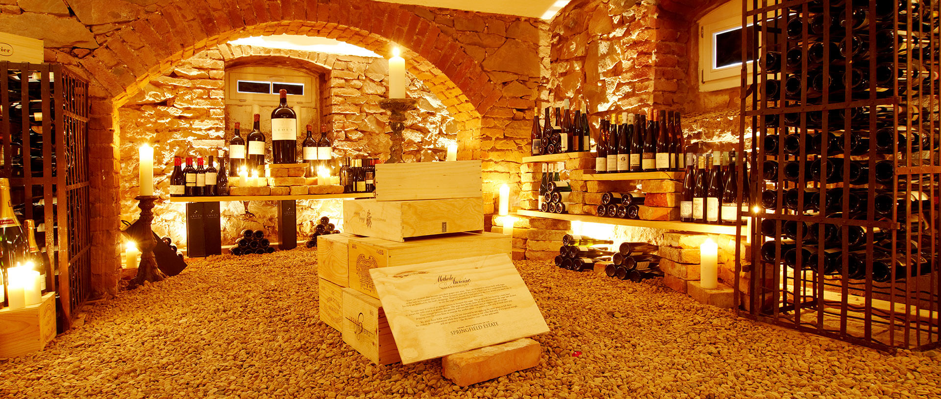 Weinkeller im Restaurant Waldschlösschen